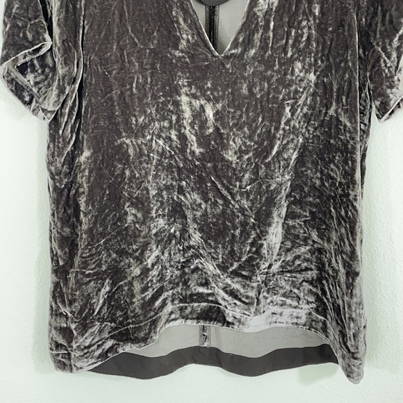 Madewell Velvet Silk Blend Choker Top - Picture 4 of 12